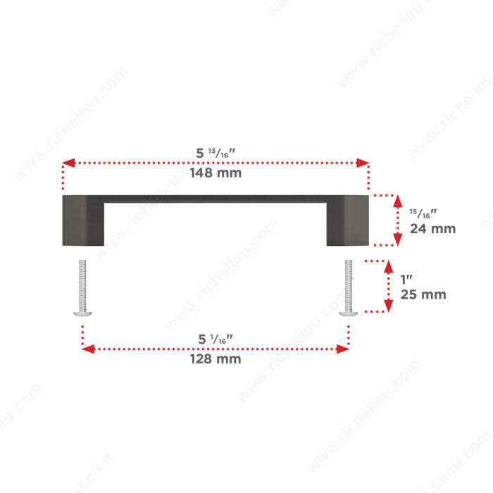 Modern Metal Pull - 97591
