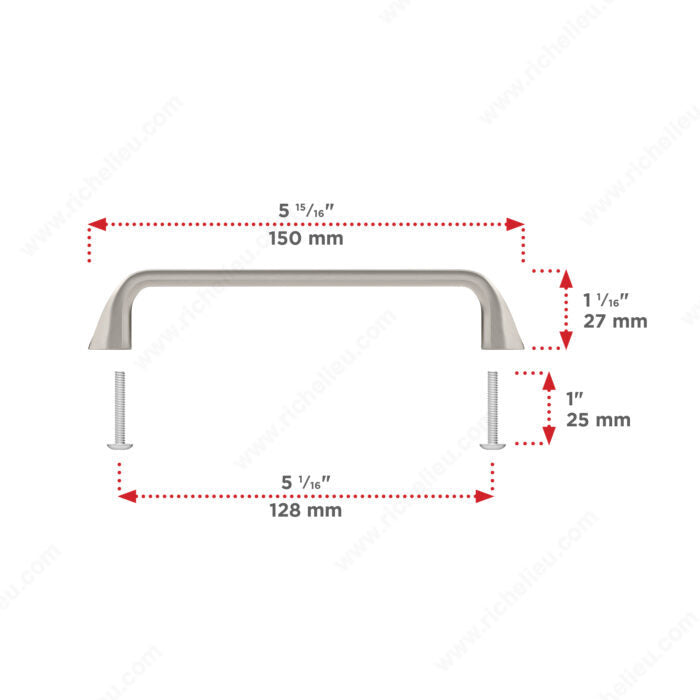 Modern Metal Pull - 9024