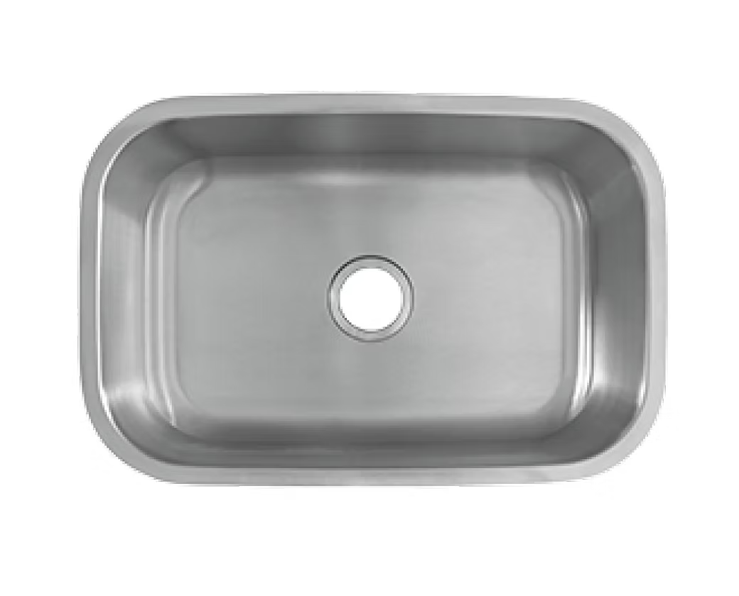 PROHS Single Bowl Stainless Steel Undermount Kitchen Sink