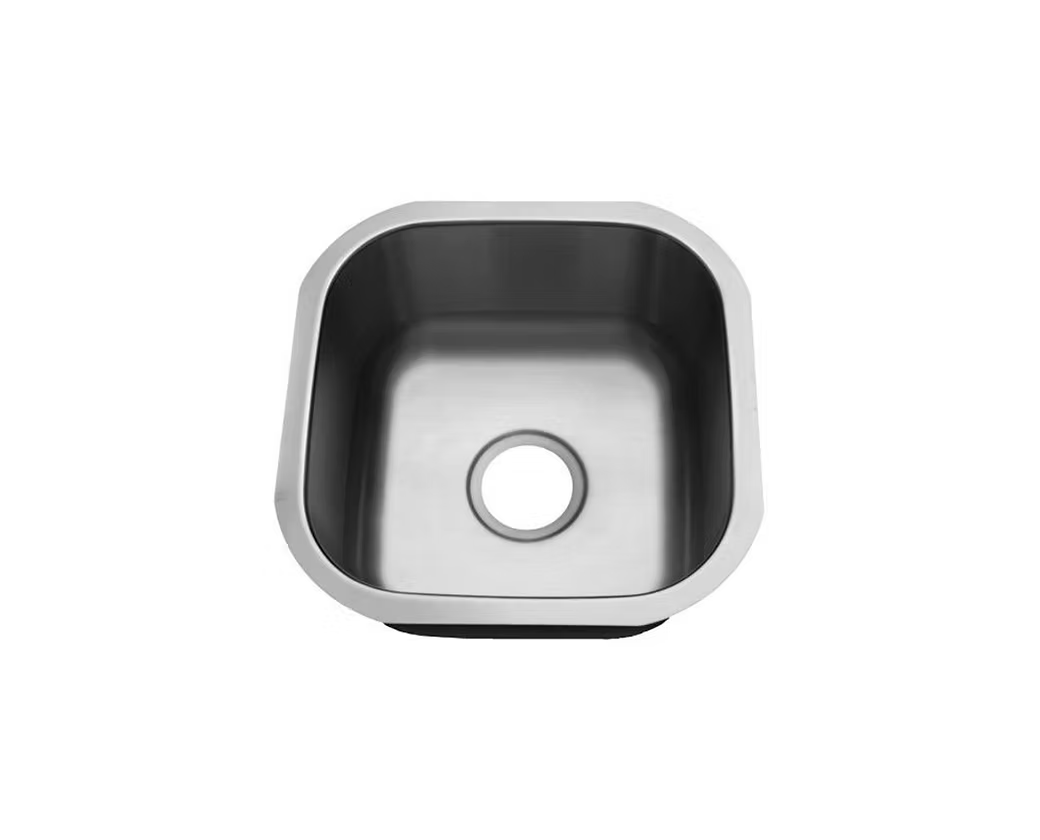 PROHS Small Single Bowl Stainless Steel Undermount Kitchen Sink