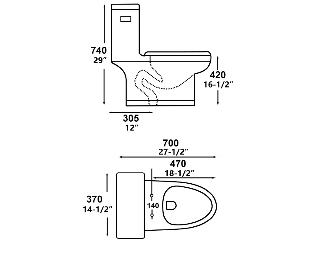PROHS Yosemite Cascade Toilet