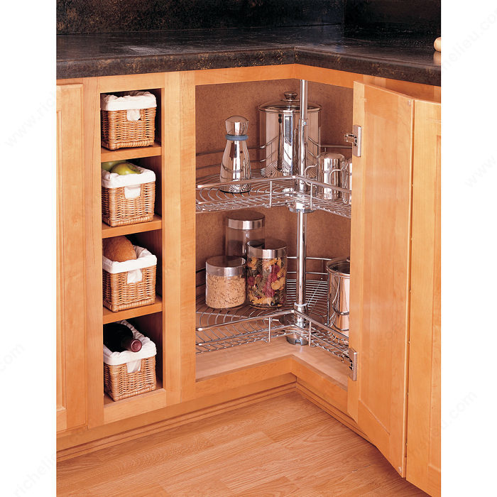 Rev-A-Shelf chrome Wire 2-Tray Set