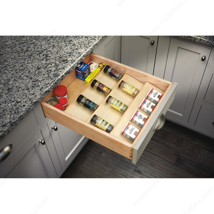 Rev-A-Shelf wood Spice Drawer Insert