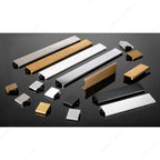 Modern Aluminum Edge Pull - 9696