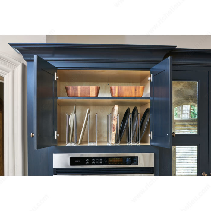 Rev-A-Shelf chrome Bakeware Organizer