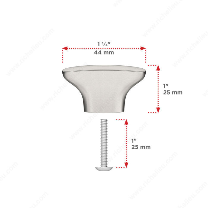 Modern Metal Knob - 7345