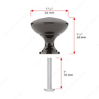 Modern Metal Knob - 9041