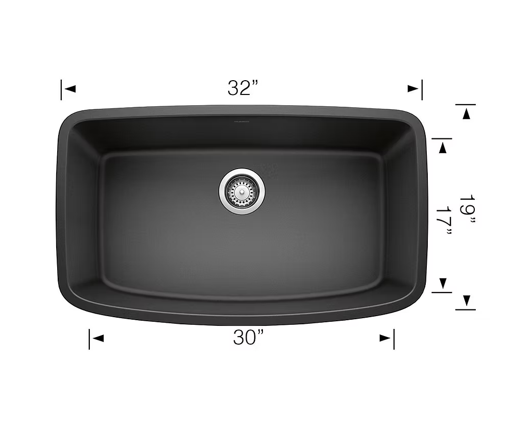 BLANCO Valea Super Single Bowl Granite Composite Kitchen Sink
