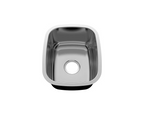 PROHS Medium Single Bowl Stainless Steel Undermount Bar Sink