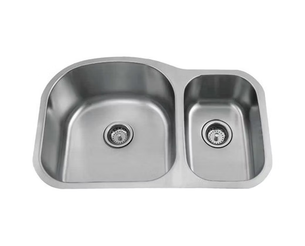 PROHS 70/30 Double Bowl Stainless Steel Undermount Kitchen Sink