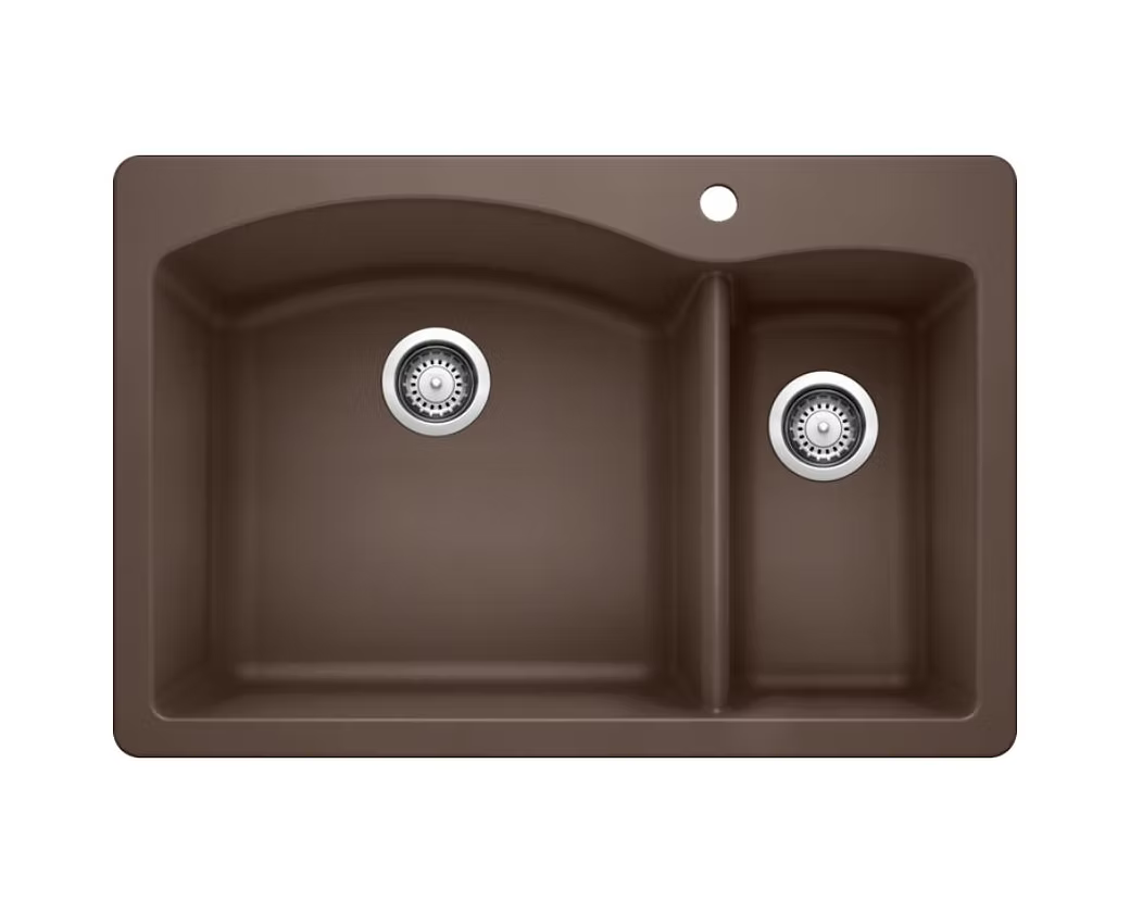 BLANCO Diamond 80-20 Double Bowl Granite Composite Kitchen Sink
