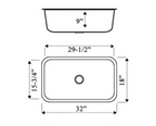 STERLING 11600 Stainless Steel Undermount Kitchen Sink