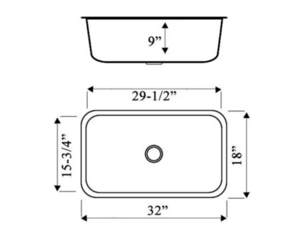 STERLING 11600 Stainless Steel Undermount Kitchen Sink