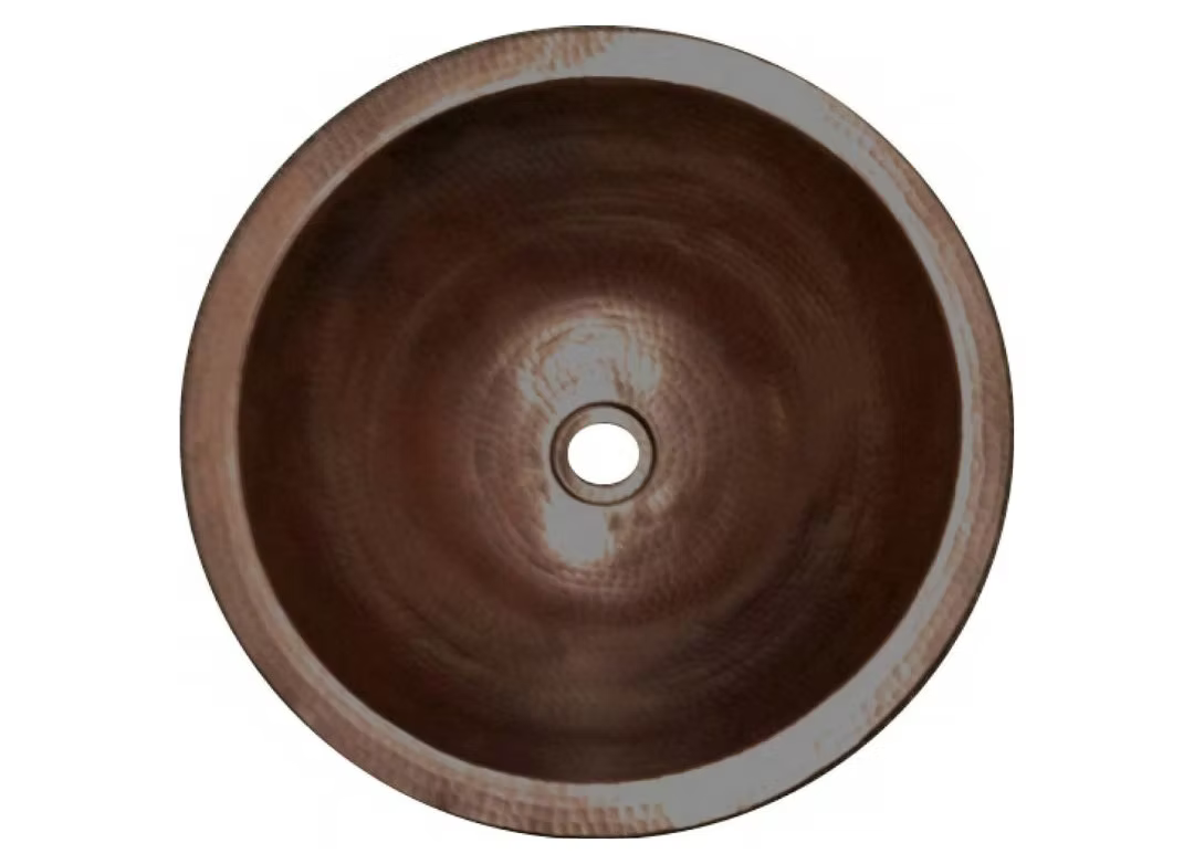 PROHS Double Wall Vessel Copper Vanity Sink