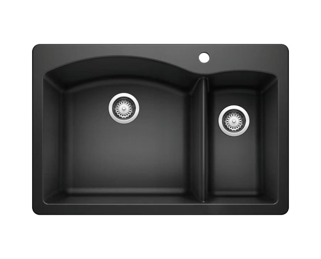 BLANCO Diamond 80-20 Double Bowl Granite Composite Kitchen Sink