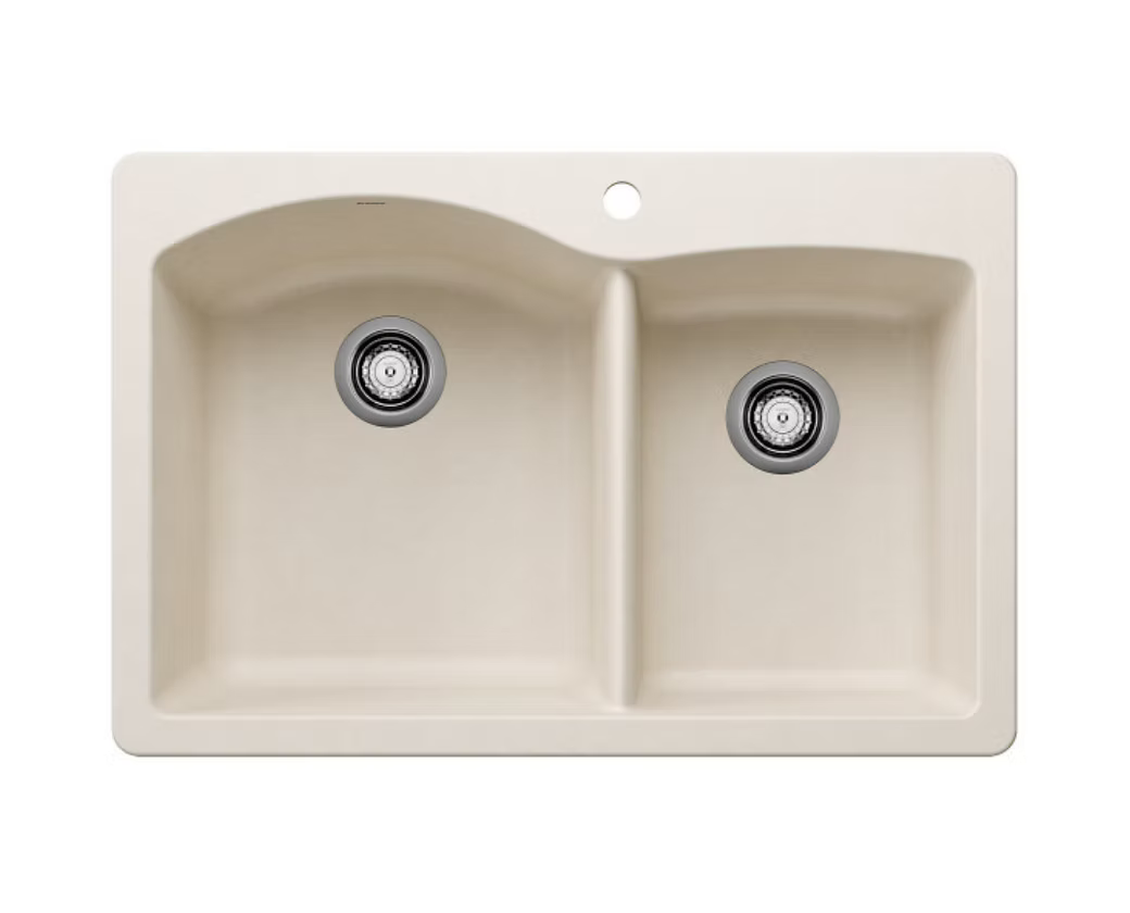 BLANCO Diamond 60-40 Double Bowl Granite Composite Kitchen Sink