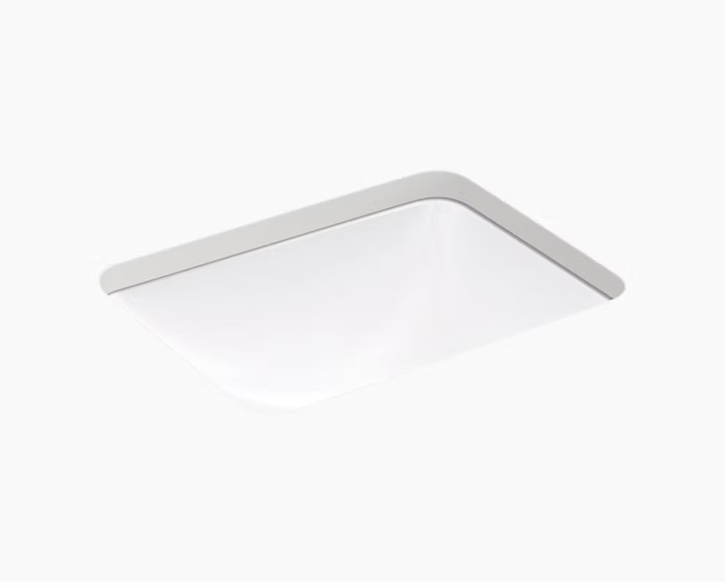KOHLER Caxton Rectangular Vitreous China Vanity Sink