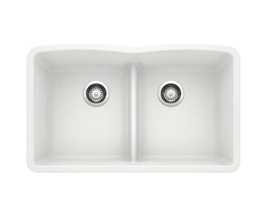 BLANCO Diamond Equal Low Divide Granite Composite Kitchen Sink