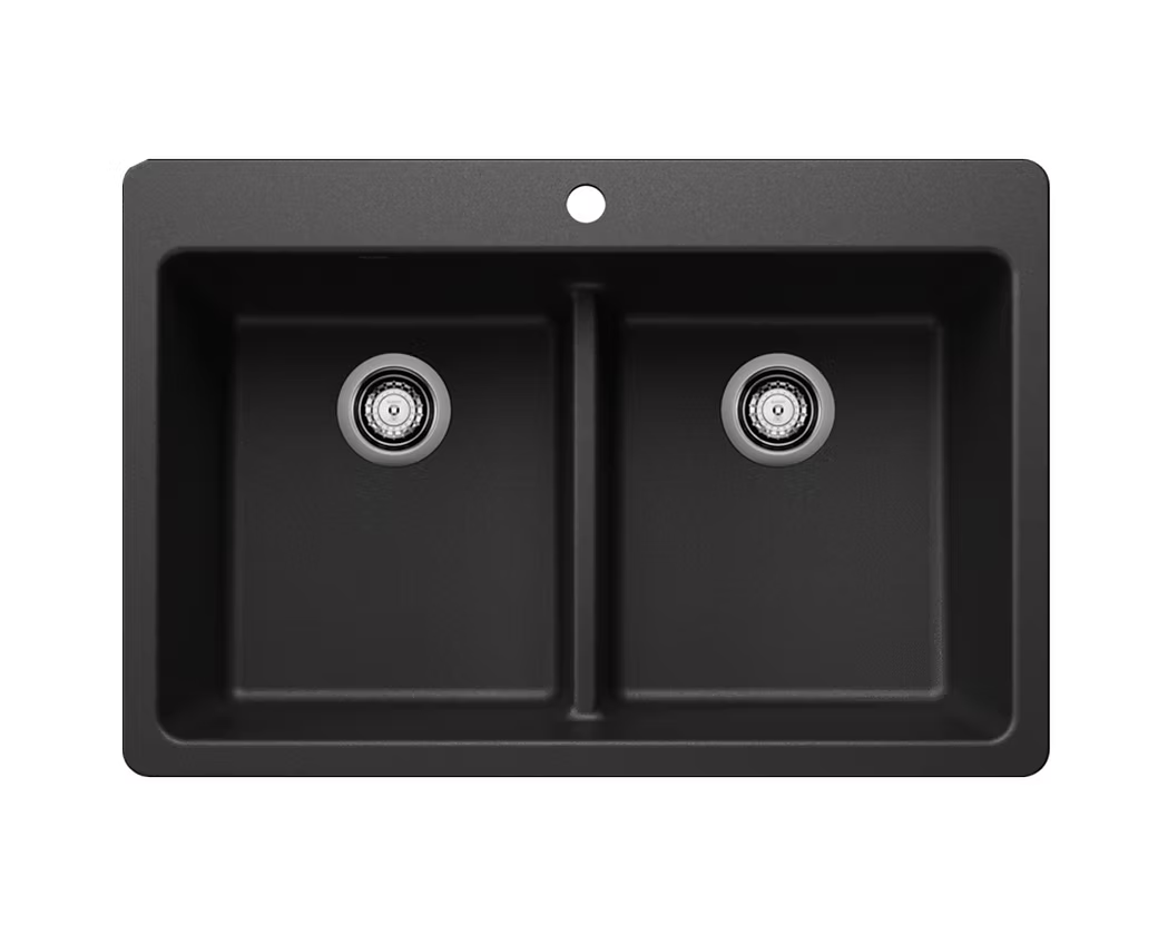 BLANCO Liven Equal Double Bowl Granite Composite Kitchen Sink