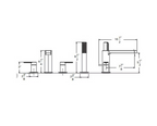 HUNTINGTON BRASS Tazio Roman Tub Filler