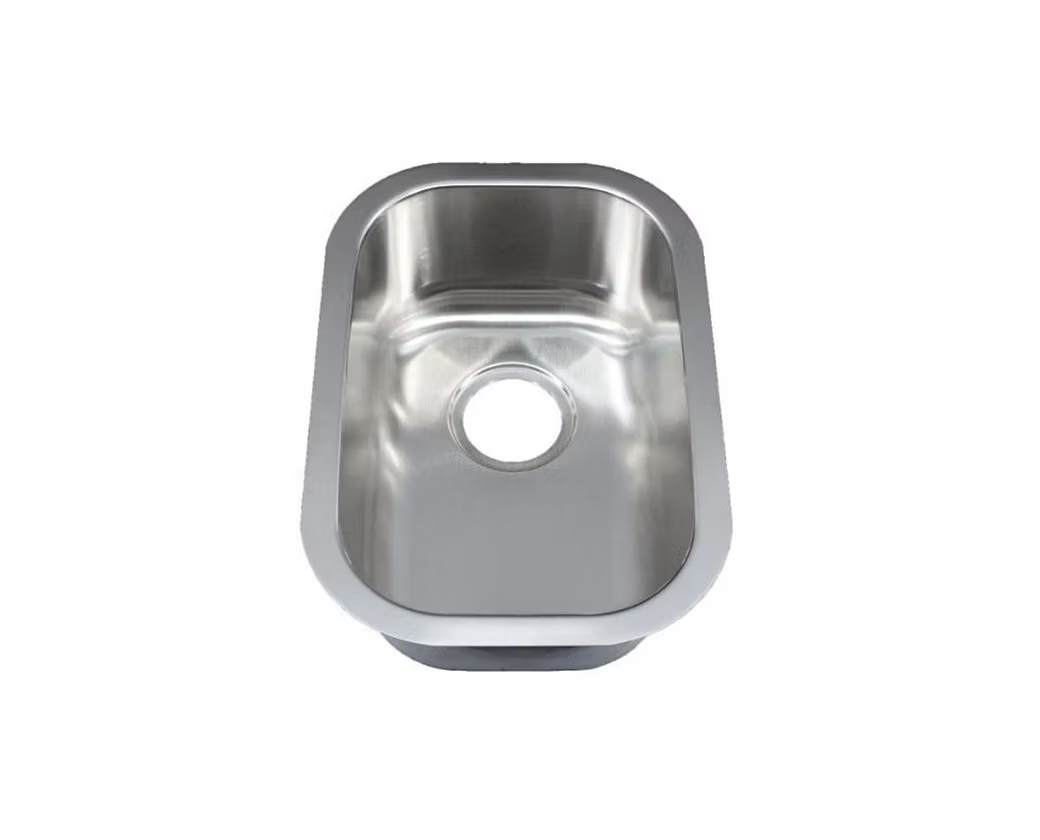 PROHS Small Single Bowl Stainless Steel Undermount Kitchen Sink