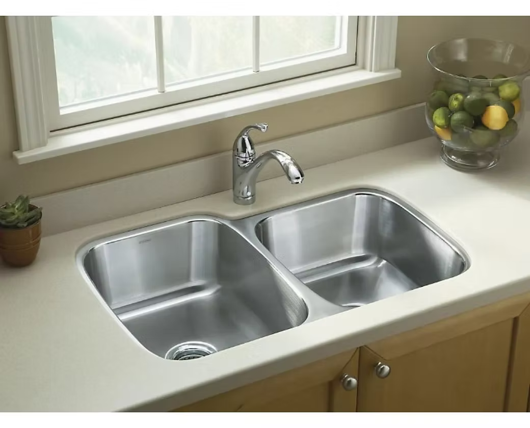 STERLING 11409 Stainless Steel Undermount Kitchen Sink