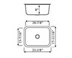 STERLING 11447 Stainless Steel Undermount Kitchen Sink