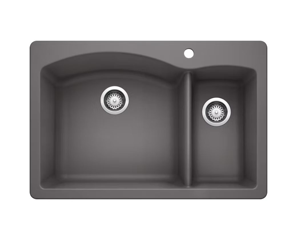 BLANCO Diamond 80-20 Double Bowl Granite Composite Kitchen Sink