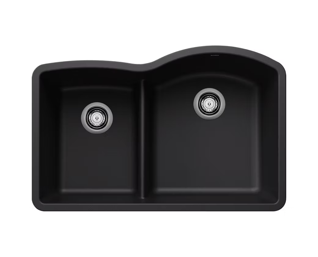 BLANCO Diamond Low Divide 40-60 Granite Composite Kitchen Sink