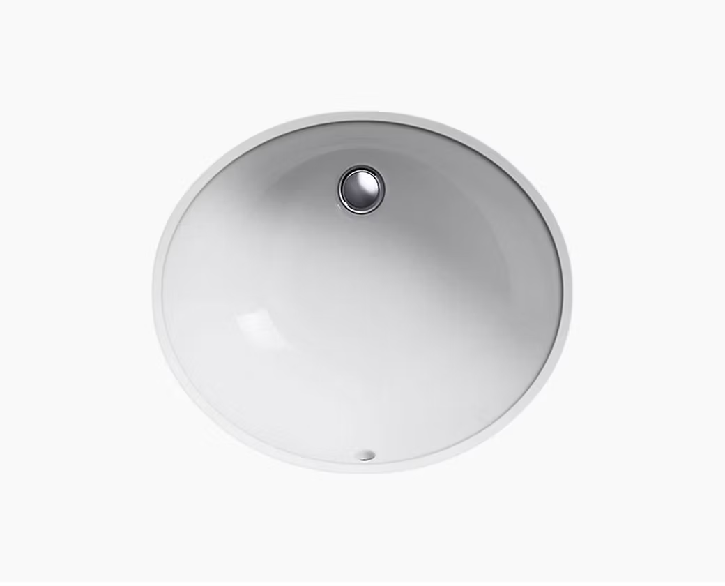 KOHLER Caxton Oval Vitreous China Vanity Sink