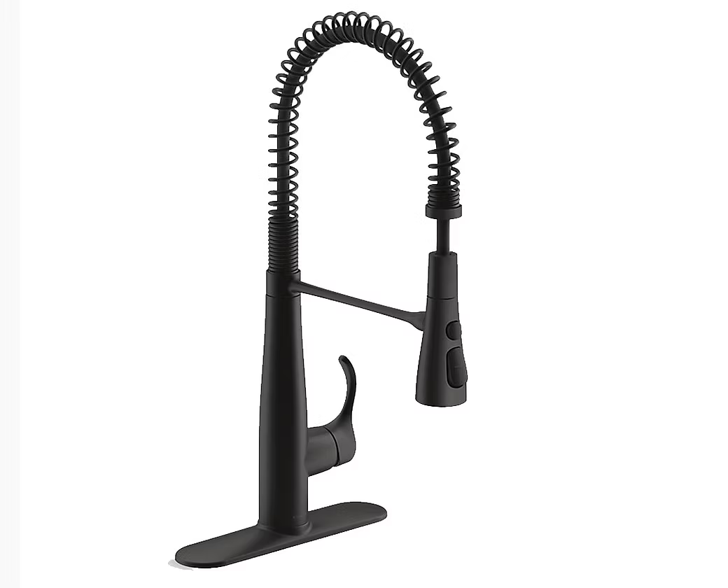 KOHLER Simplice Semi-pro with Three-Function Sprayhead Kitchen Faucet