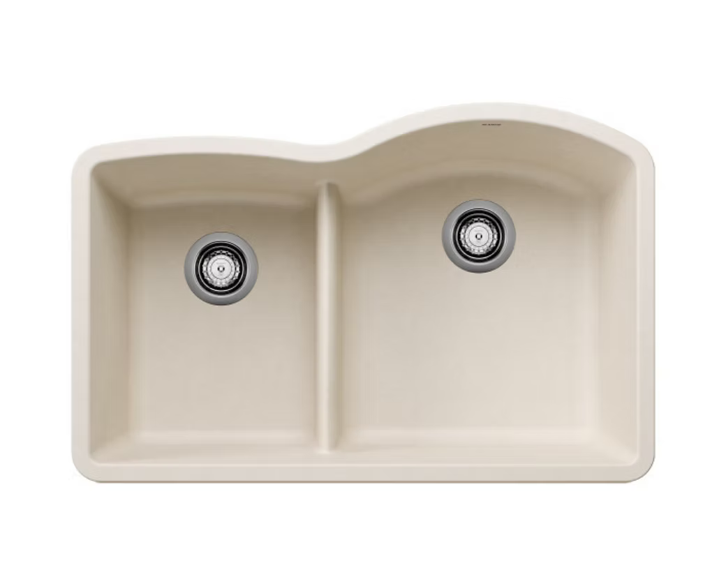 BLANCO Diamond Low Divide 40-60 Granite Composite Kitchen Sink