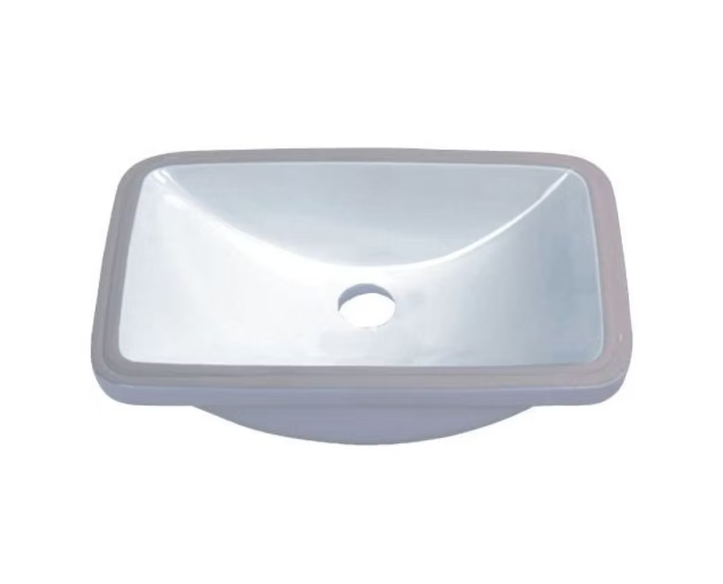 PROHS Extra Large Rectangular Porcelain Undermount Vanity Sink