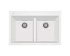 Q Milano 50-50 Low Divide Granite Composite Kitchen Sink