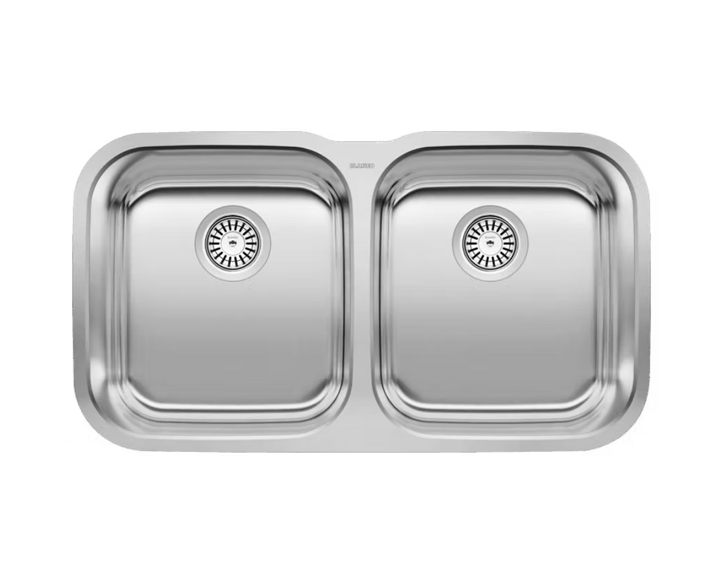 BLANCO Stellar 50-50 Stainless Steel Undermount Kitchen Sink