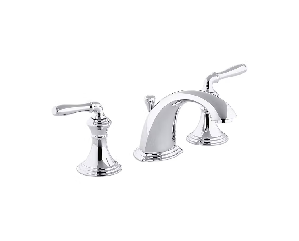 KOHLER Devonshire Widespread with Lever Handles Vanity Faucet
