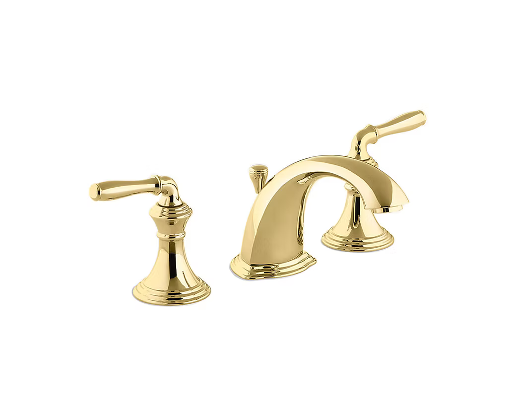 KOHLER Devonshire Widespread with Lever Handles Vanity Faucet