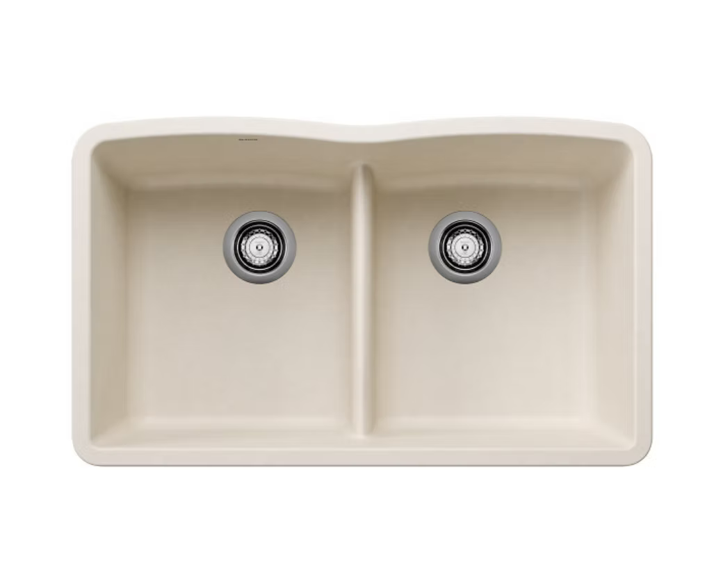 BLANCO Diamond Equal Low Divide Granite Composite Kitchen Sink