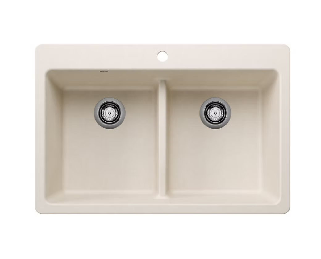 BLANCO Liven Equal Double Bowl Granite Composite Kitchen Sink
