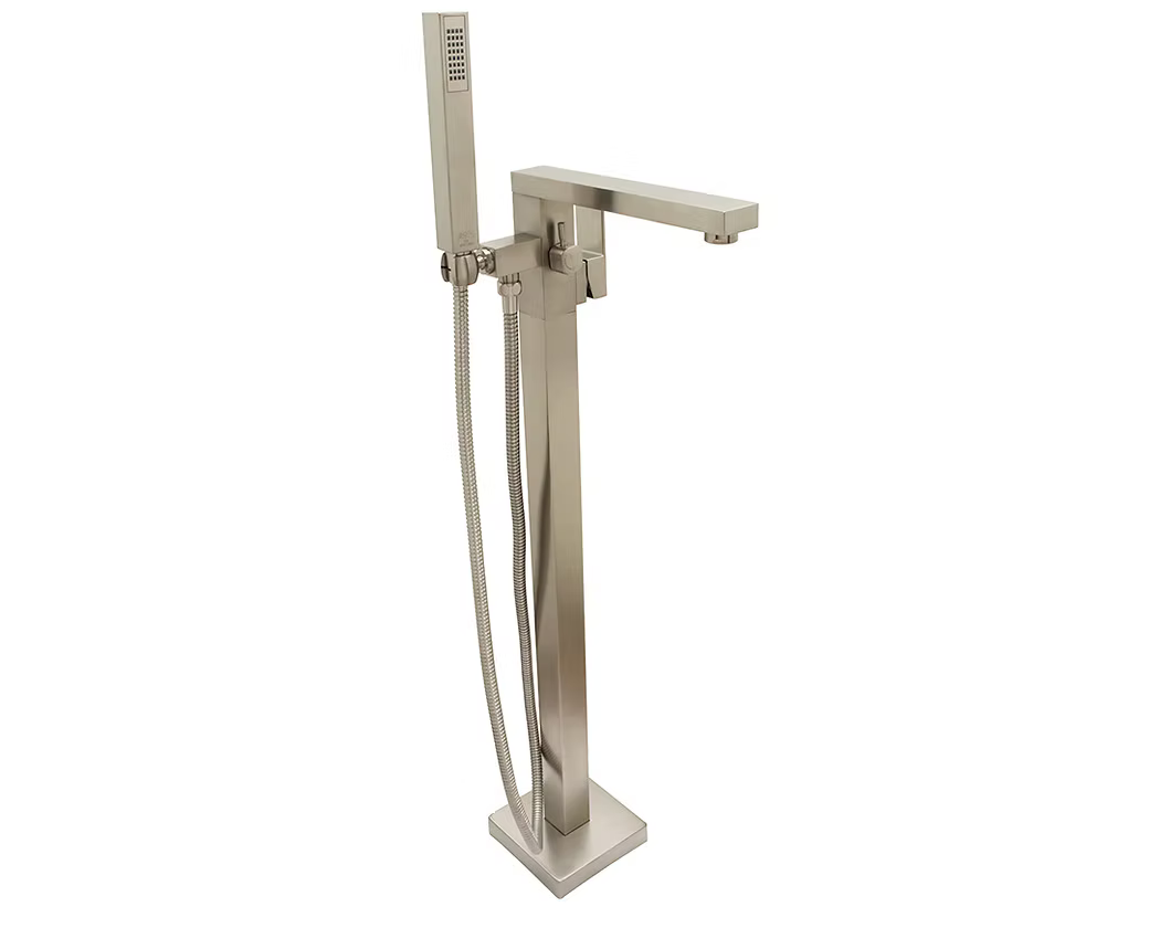 HUNTINGTON BRASS Razo Free Standing Tub Filler w/ Hand Shower