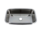 PROHS ADA Compliant Large Single Bowl Stainless Steel Undermount Kitchen Sink