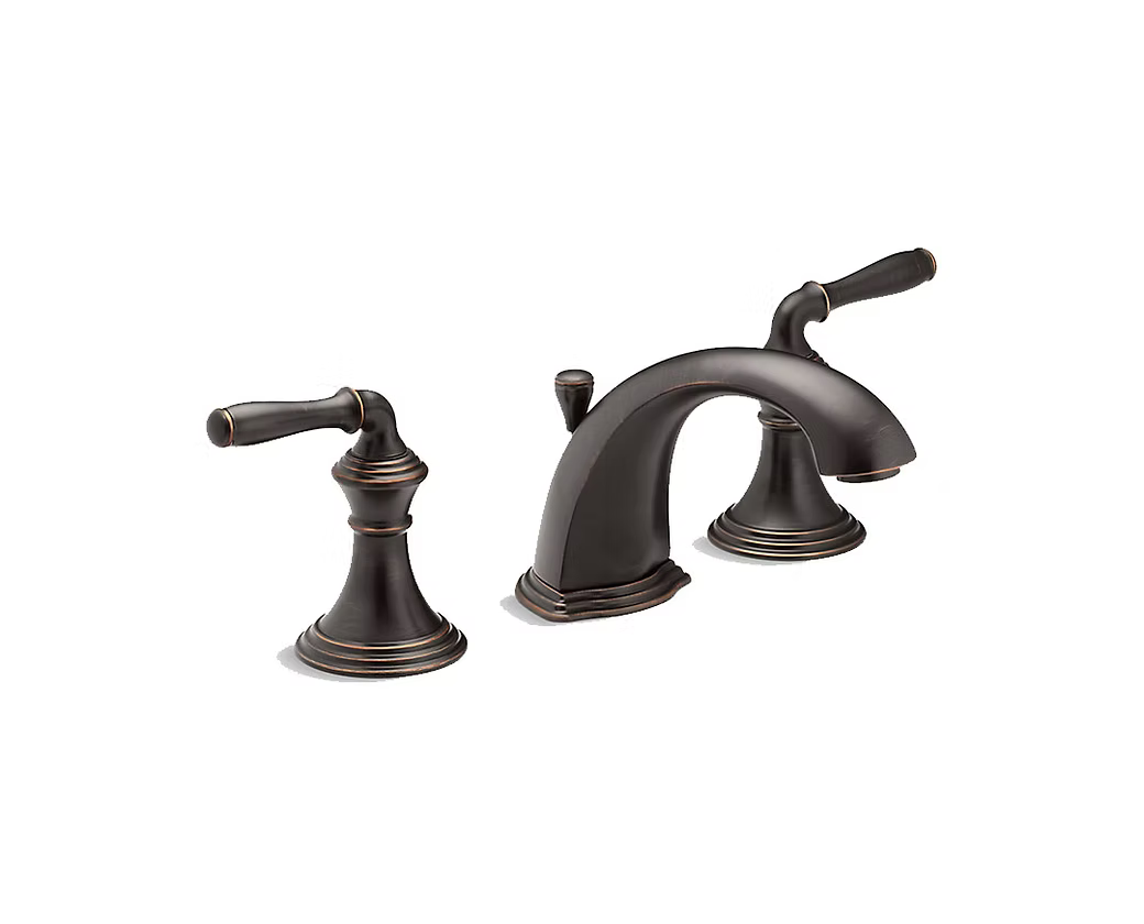 KOHLER Devonshire Widespread with Lever Handles Vanity Faucet