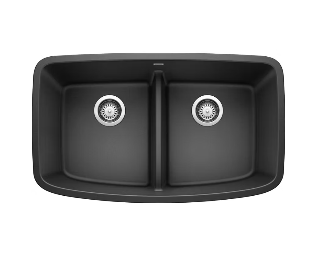 BLANCO Valea Equal Low Divide Granite Composite Kitchen Sink