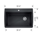 BLANCO Diamond Super Single Granite Composite Kitchen Sink