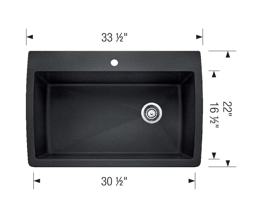 BLANCO Diamond Super Single Granite Composite Kitchen Sink