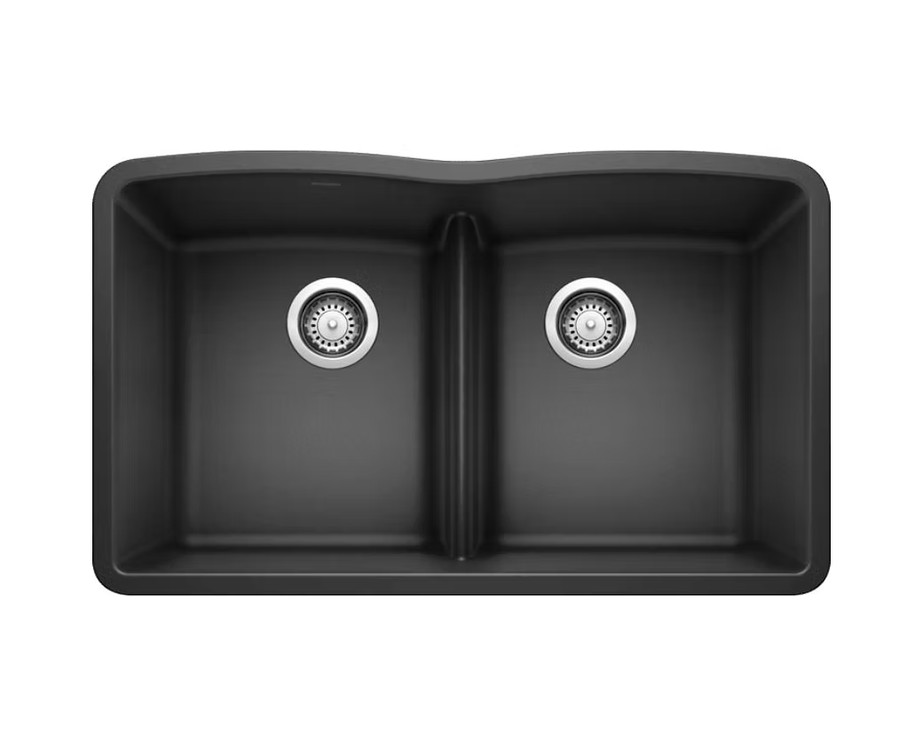 BLANCO Diamond Equal Low Divide Granite Composite Kitchen Sink