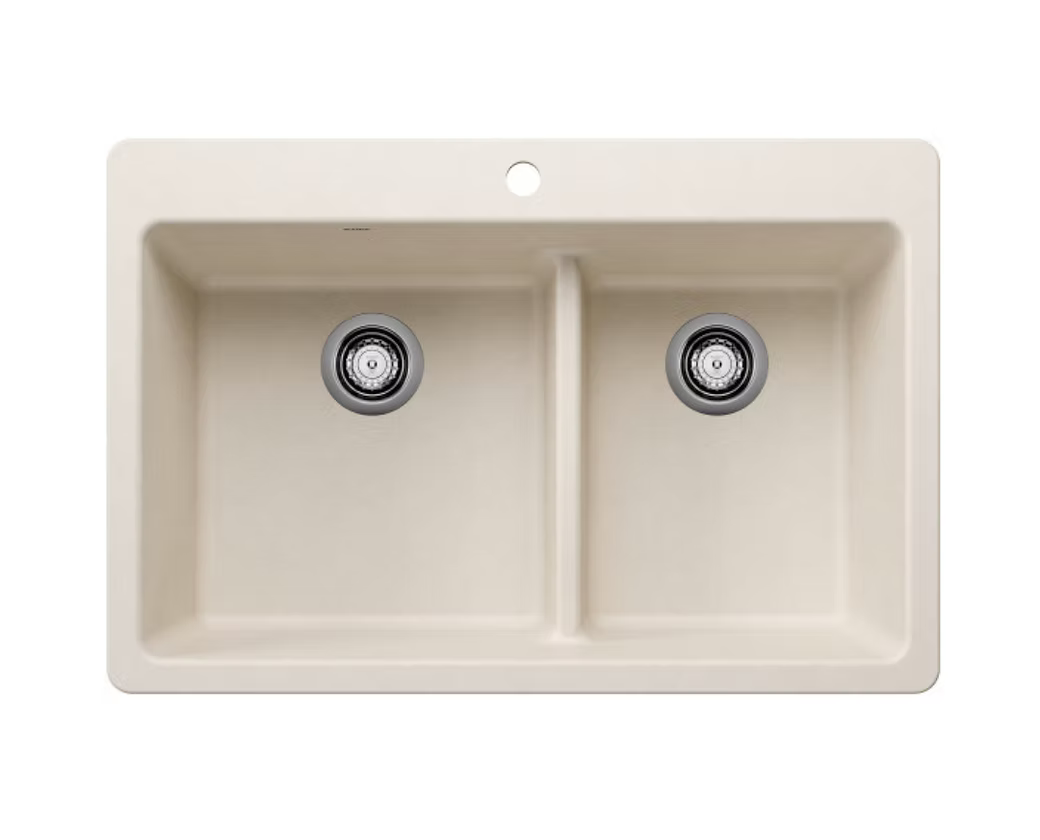 BLANCO Liven 60-40 Double Bowl Granite Composite Kitchen Sink