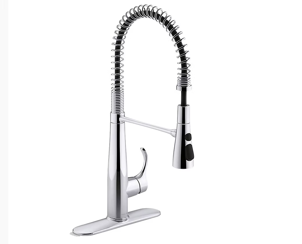 KOHLER Simplice Semi-pro with Three-Function Sprayhead Kitchen Faucet