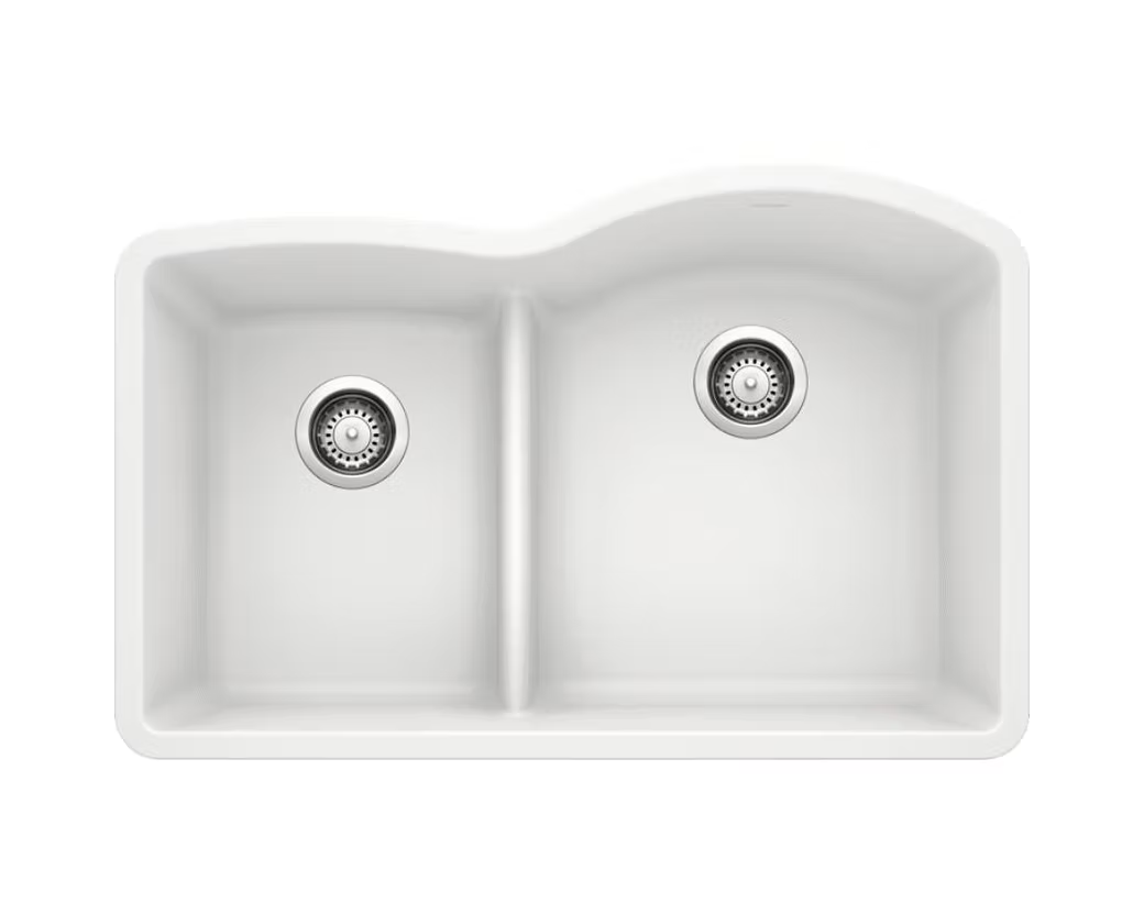 BLANCO Diamond Low Divide 40-60 Granite Composite Kitchen Sink