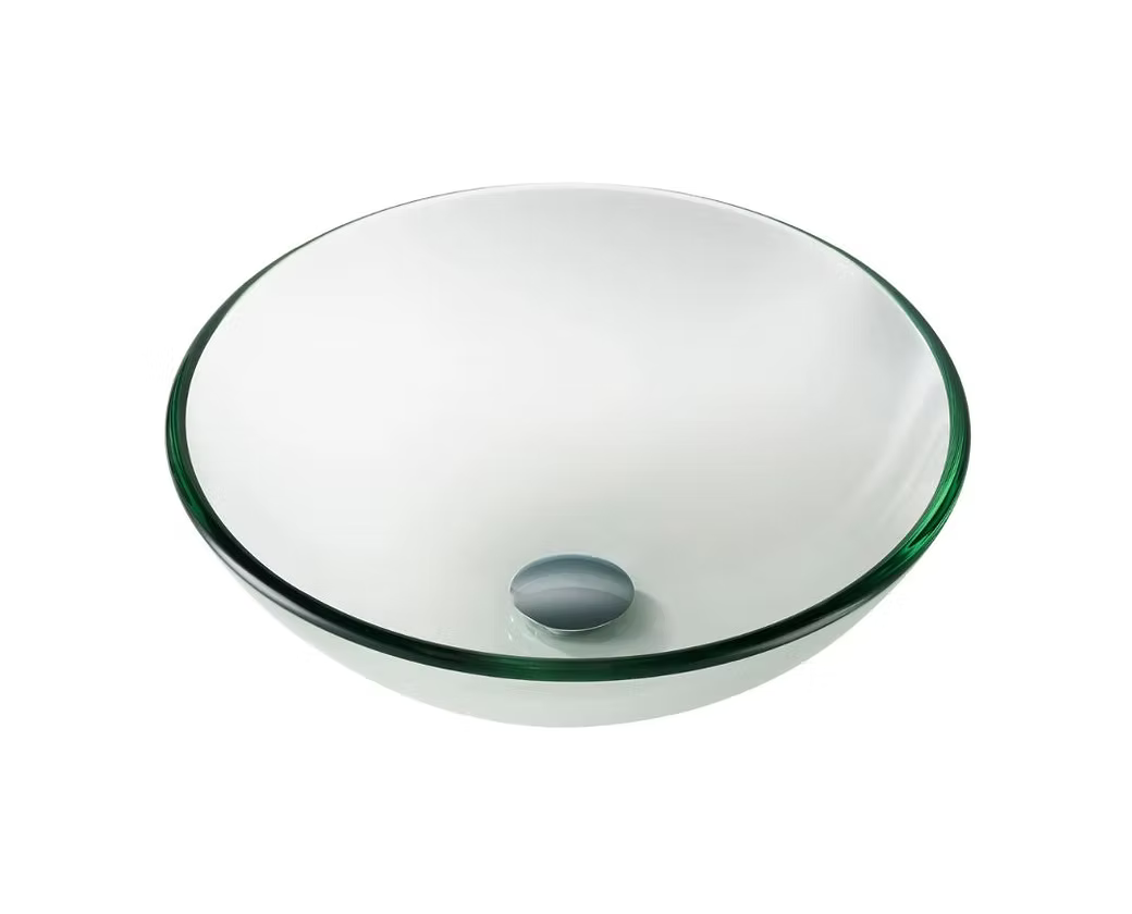 PROHS Vessel Glass Vanity Sink